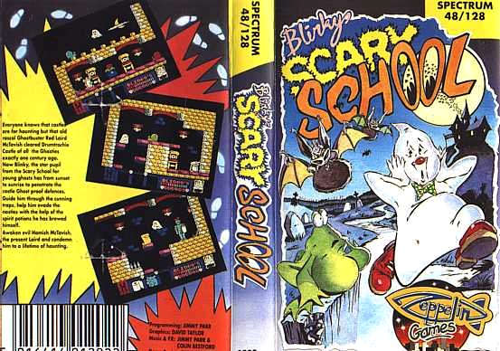 Blinky's Scary School box art for ZX Spectrum